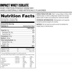 MyProtein Impact whey protein 5.5lbs